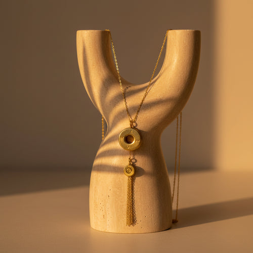 Bullet Tassel Necklace